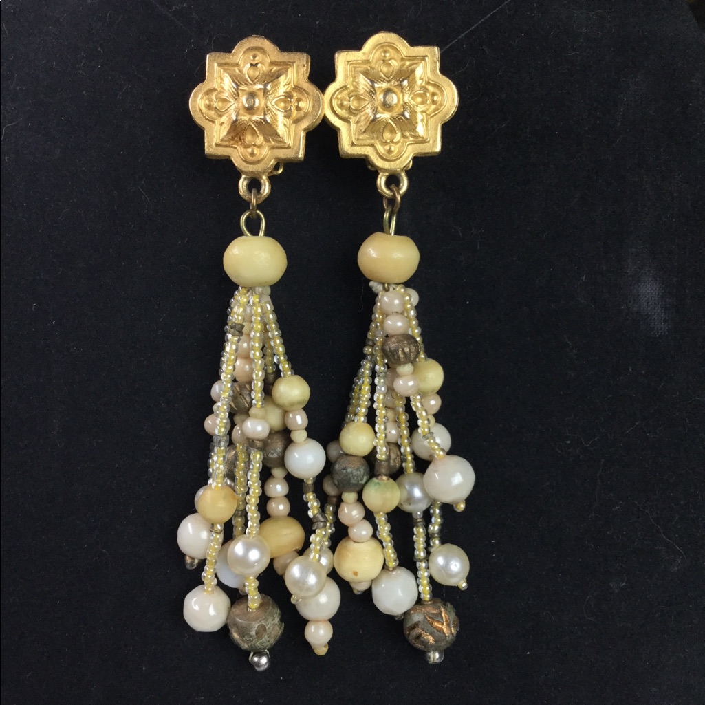 Bohemian Style Dangle Earrings Clip On’s